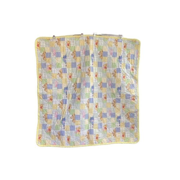 Artisan Handcrafted Baby Blanket Winnie The Pooh Characters All My Friends Size - Picture 1 of 8